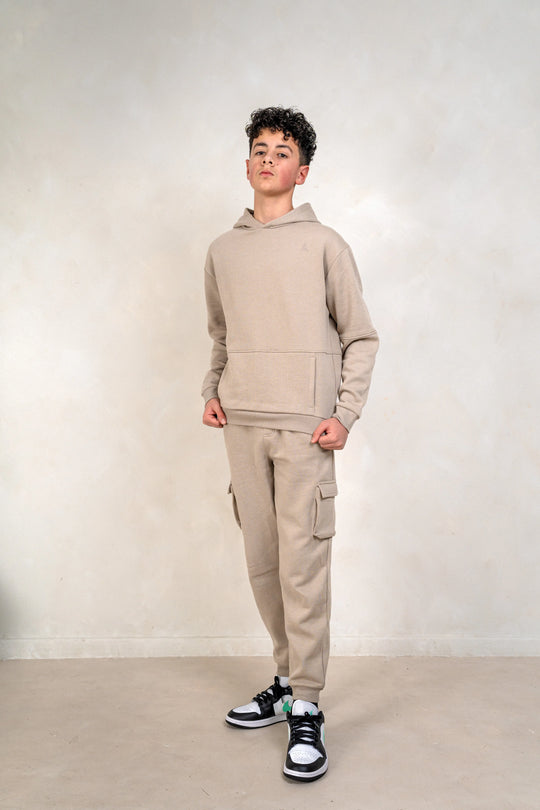 Boys Joggers - Beige Marl, Boys Joggers