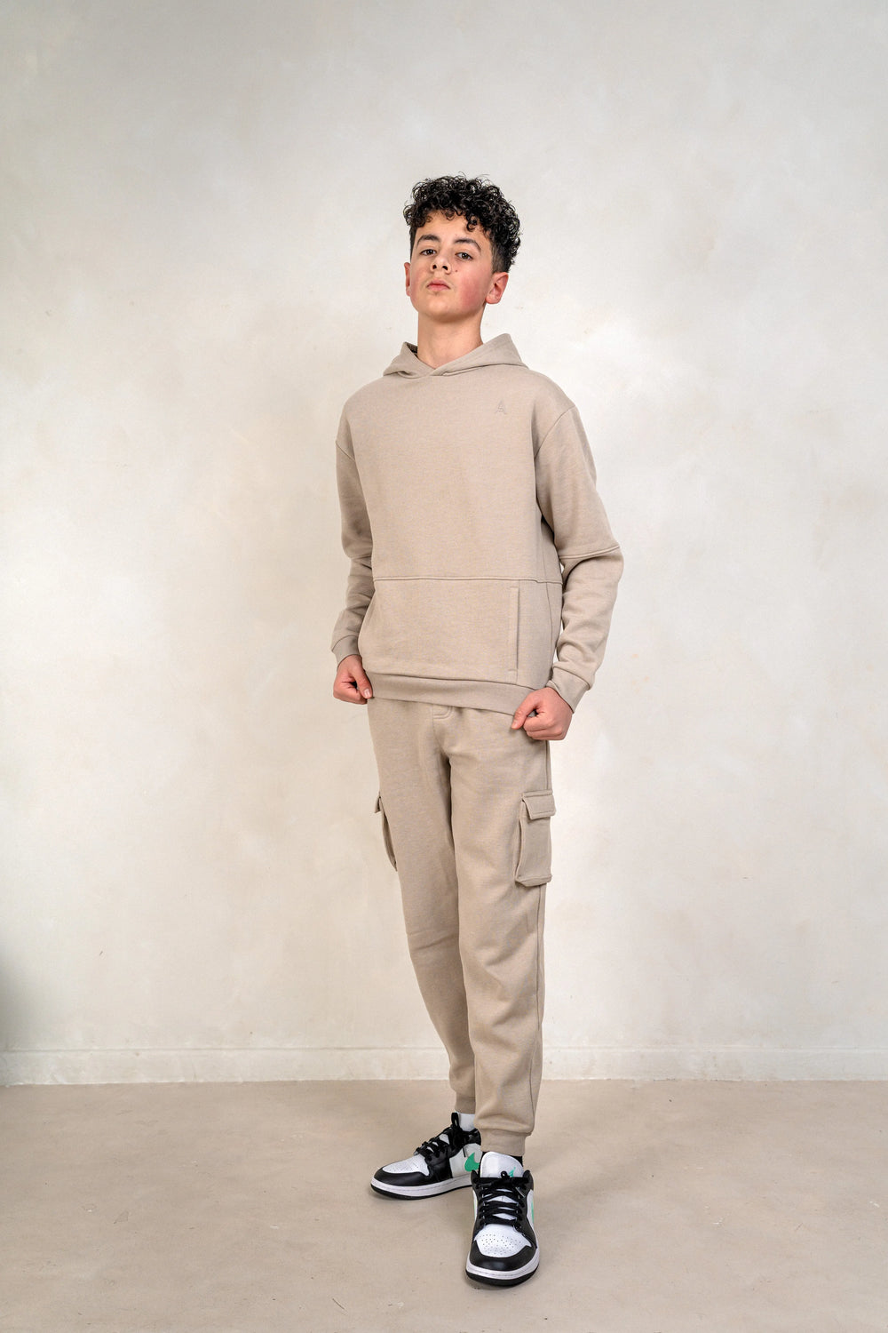 Boys Joggers - Beige Marl, Boys Joggers