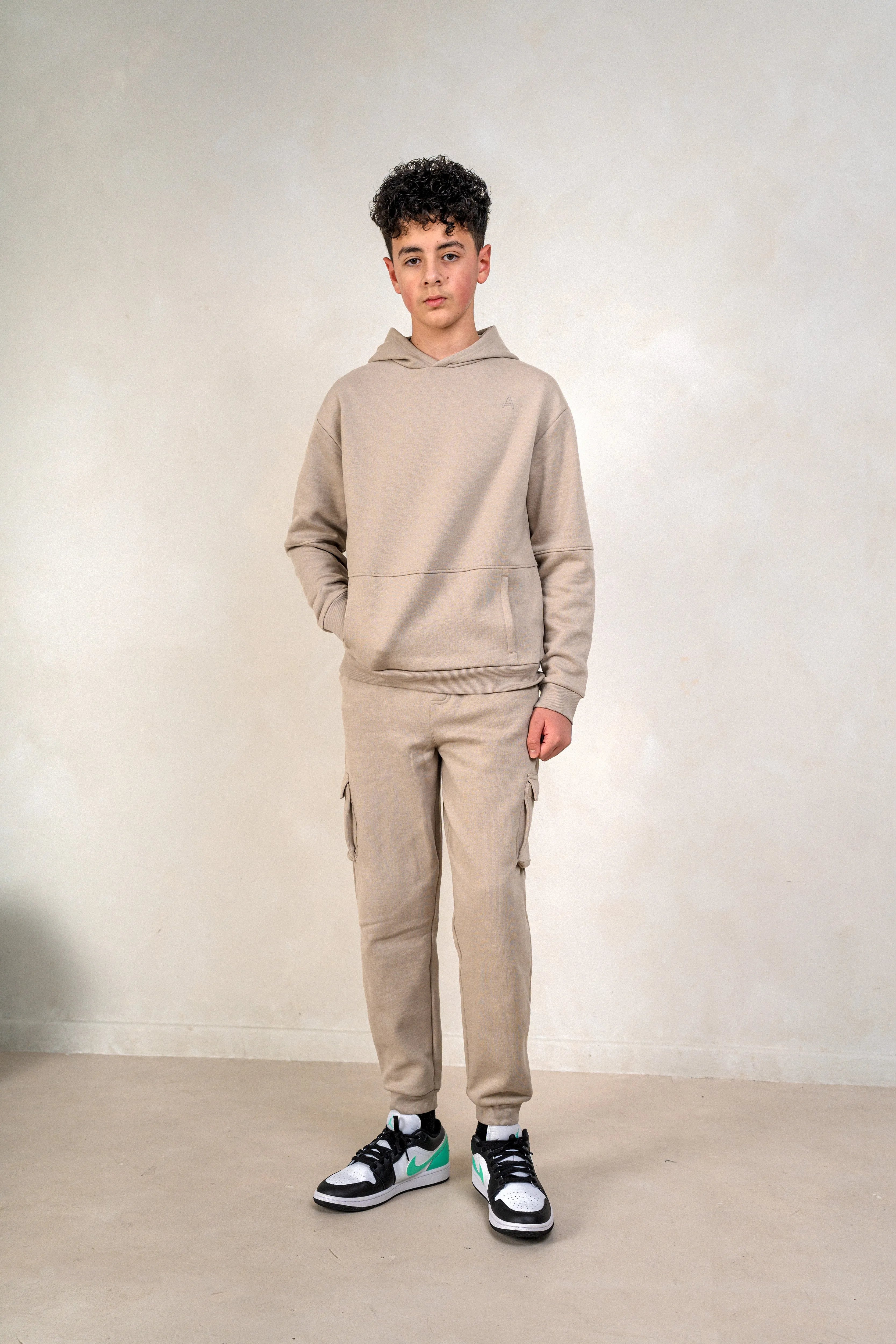Boys Joggers - Beige Marl, Boys Joggers