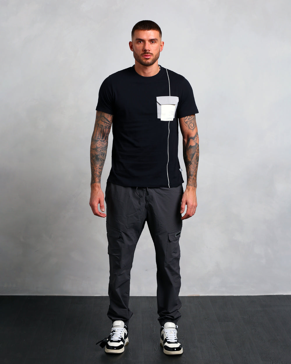 Studio A Clothing - Men's Interlock Pocket T-Shirt (Mo)