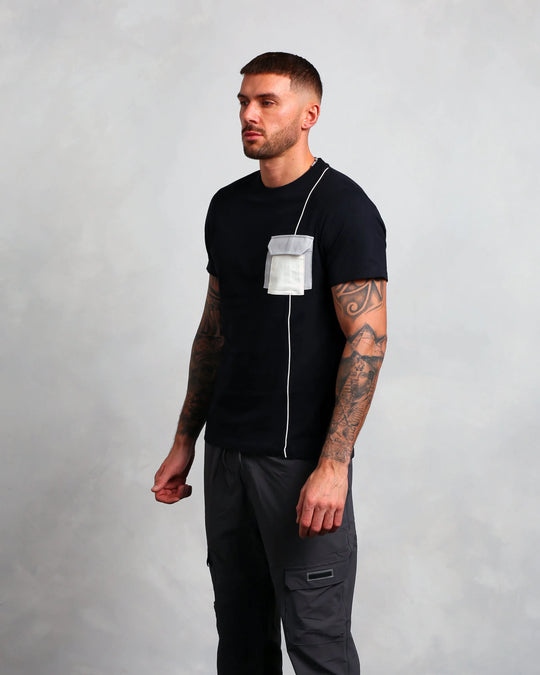 Studio A Clothing - Men's Interlock Pocket T-Shirt (Mo)