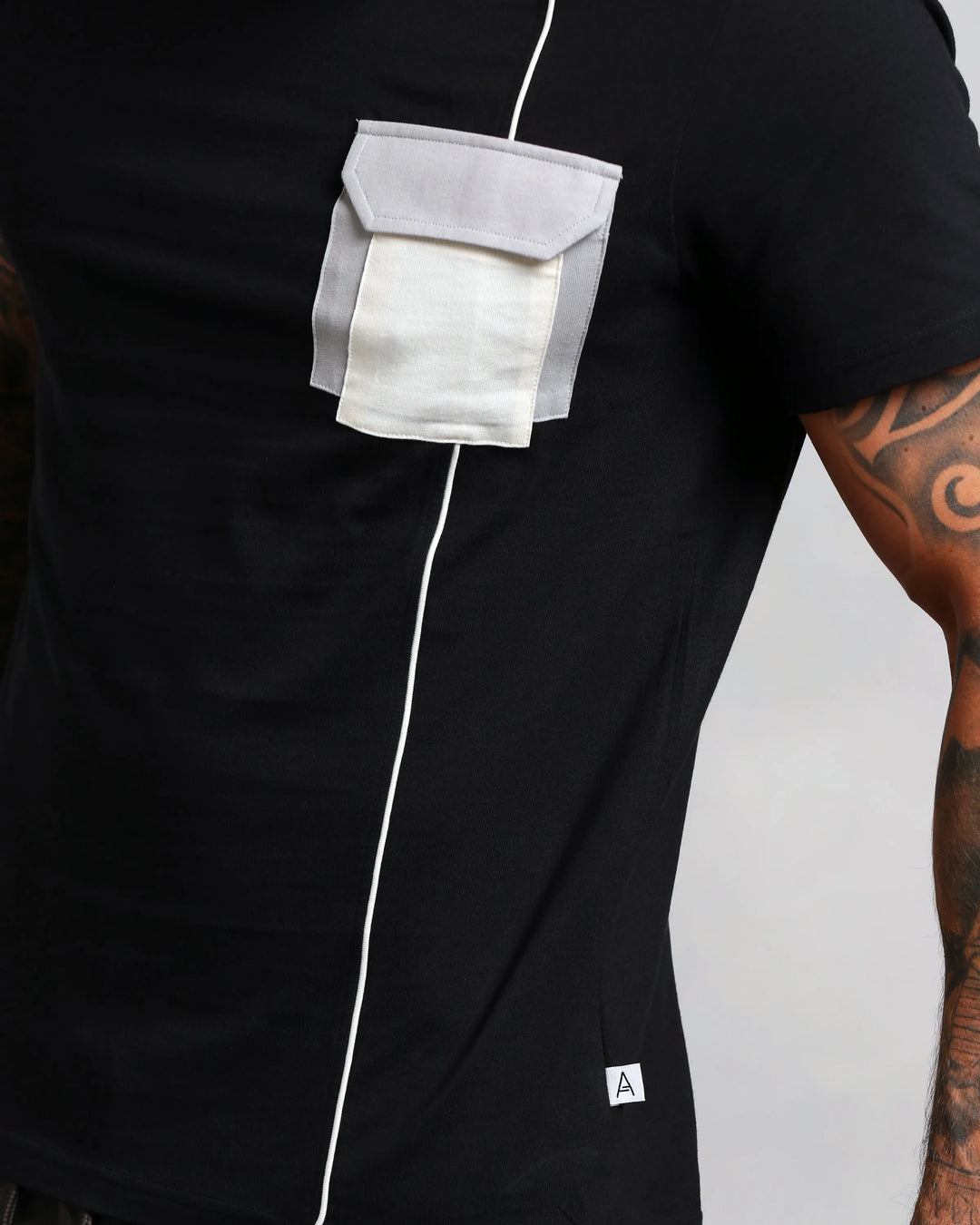 Studio A Clothing - Men's Interlock Pocket T-Shirt (Mo)