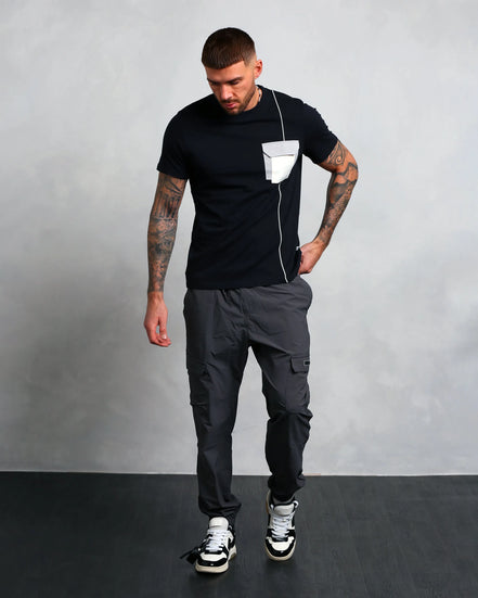 Studio A Clothing - Men's Interlock Pocket T-Shirt (Mo)