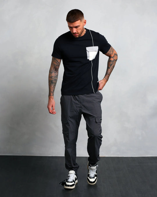 Studio A Clothing - Men's Interlock Pocket T-Shirt (Mo)