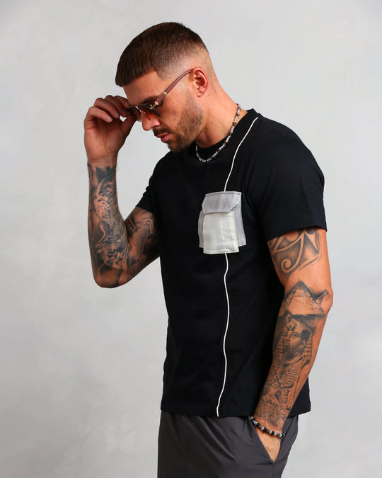 Studio A Clothing - Men's Interlock Pocket T-Shirt (Mo)