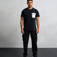 Studio A Clothing - Men's Interlock Pocket T-Shirt (Mo)
