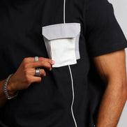 Studio A Clothing - Men's Interlock Pocket T-Shirt (Mo)