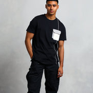 Studio A Clothing - Men's Interlock Pocket T-Shirt (Mo)