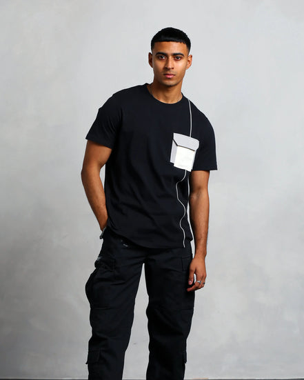 Studio A Clothing - Men's Interlock Pocket T-Shirt (Mo)