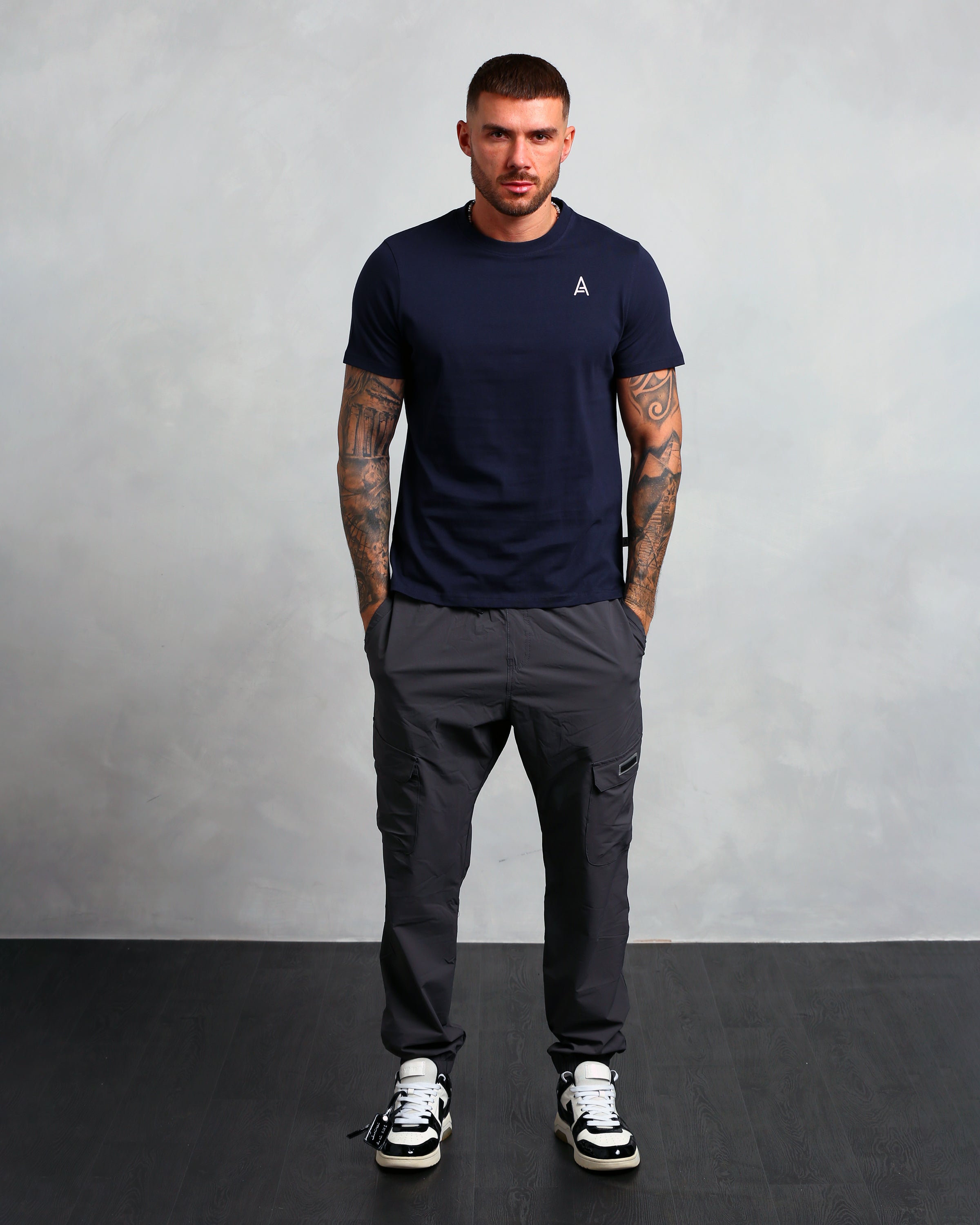 Studio A Clothing - Men's Logo T-Shirt - Navy (Mark)