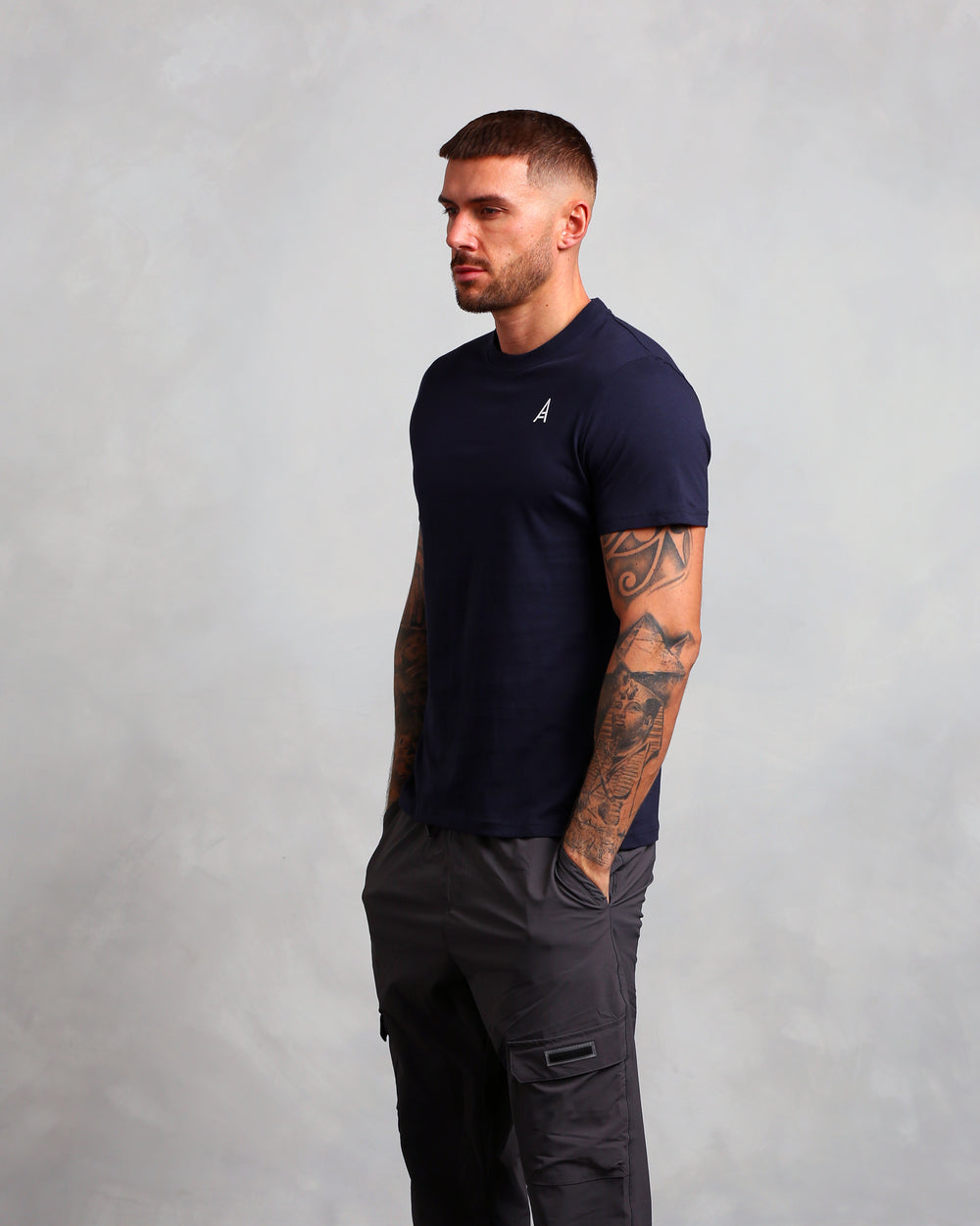 Studio A Clothing - Men's Logo T-Shirt - Navy (Mark)