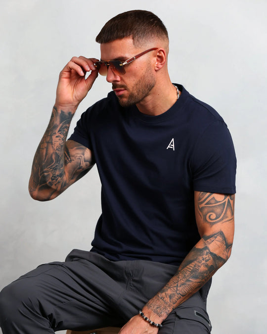 Studio A Clothing - Men's Logo T-Shirt - Navy (Mark)