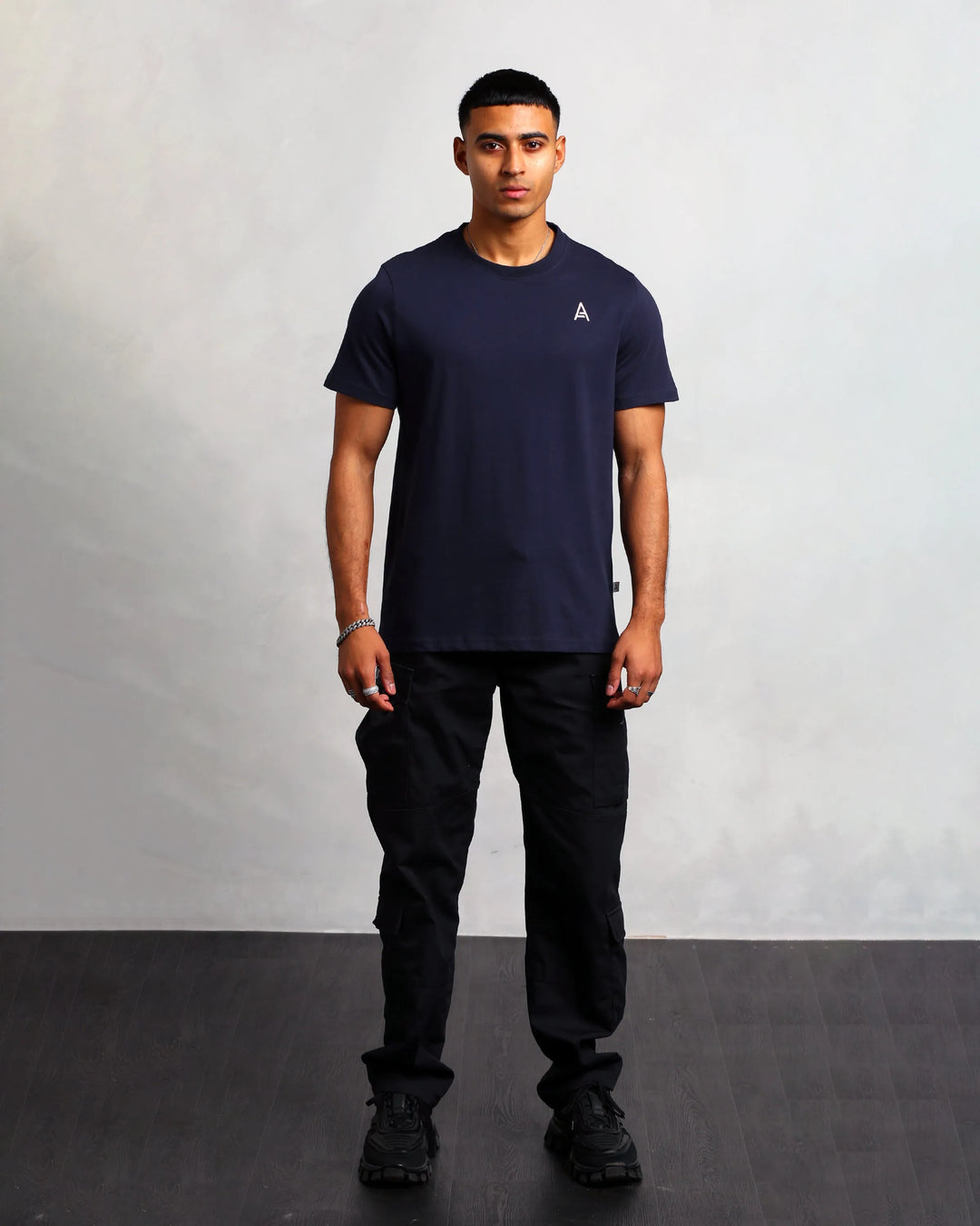 Studio A Clothing - Men's Logo T-Shirt - Navy (Mark)