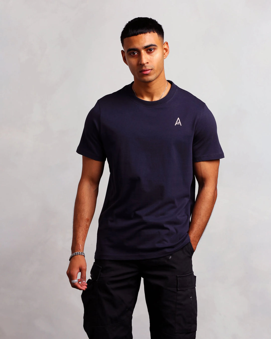 Studio A Clothing - Men's Logo T-Shirt - Navy (Mark)