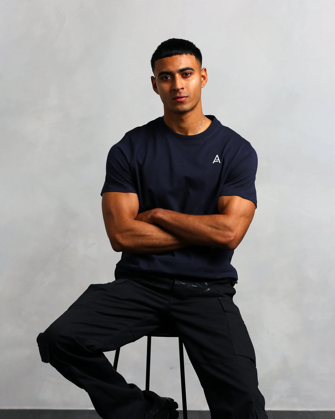 Studio A Clothing - Men's Logo T-Shirt - Navy (Mark)