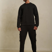 The Black Crew Neck Sweat