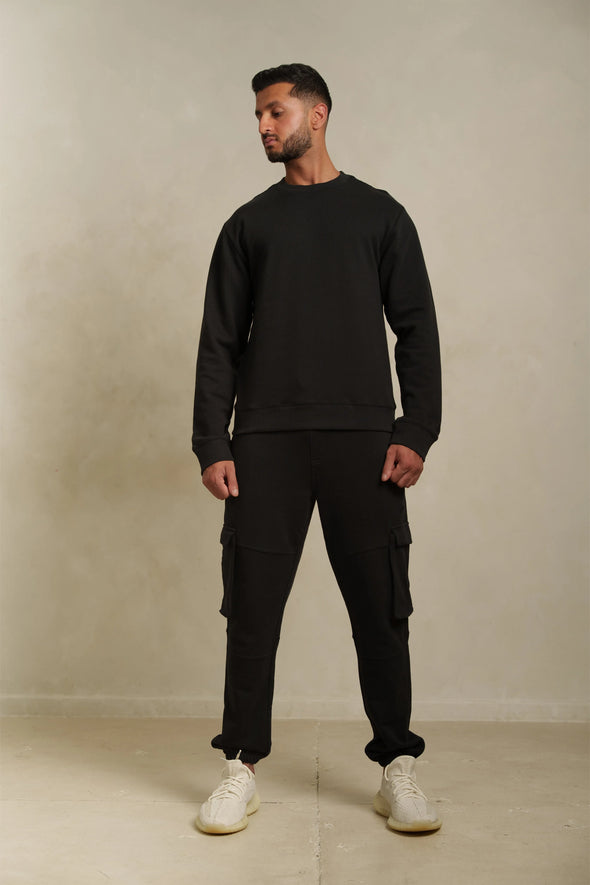 The Black Crew Neck Sweat