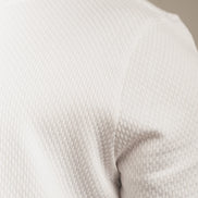 Popcorn Textured T-Shirt White