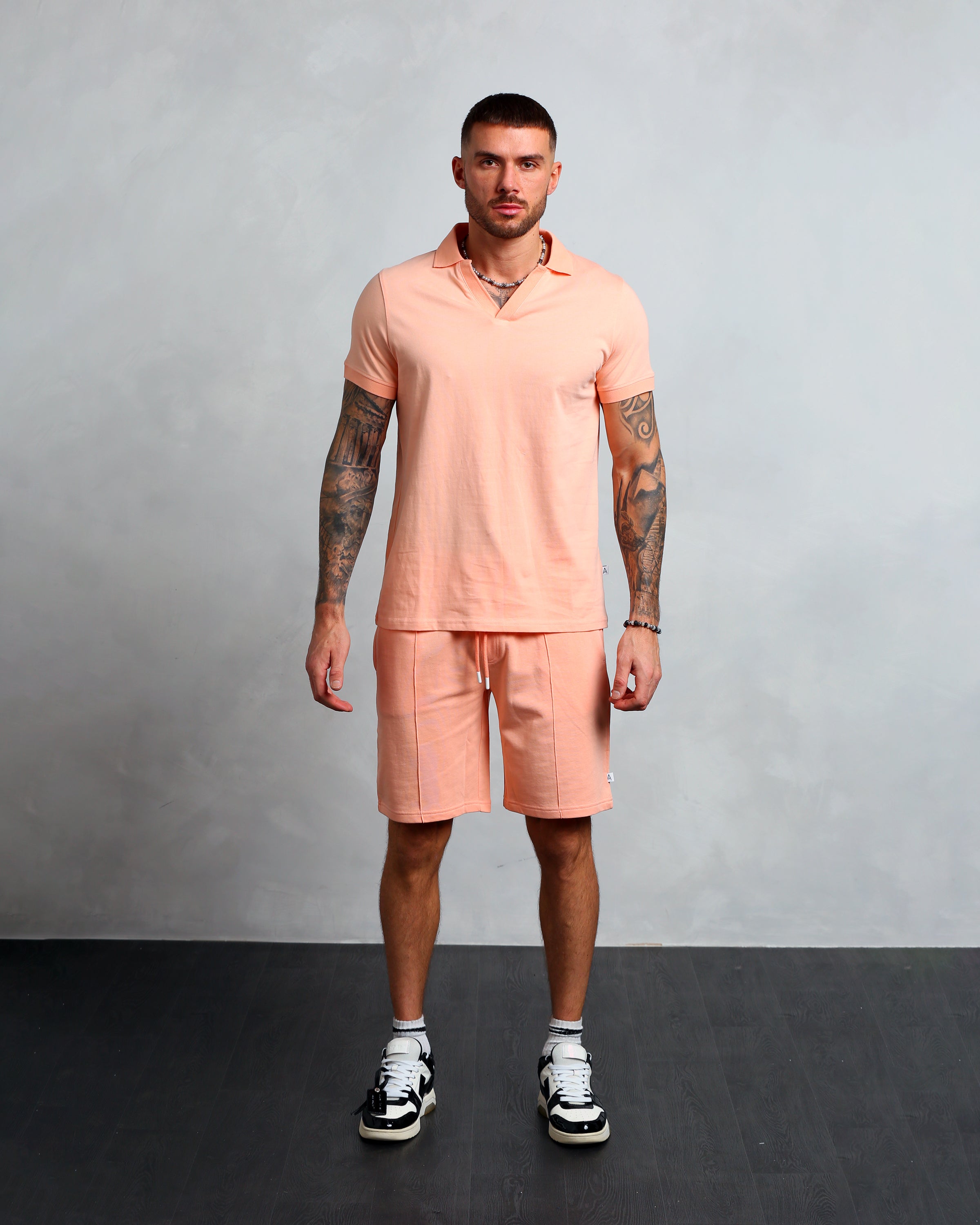 Studio A Clothing - Men's Peach Polo (Sean)