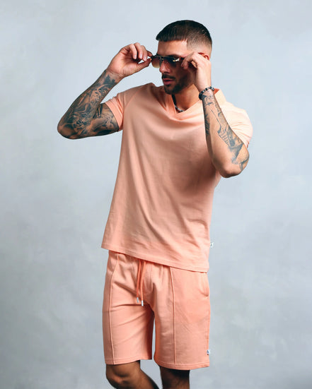 Studio A Clothing - Men's Peach Polo (Sean)