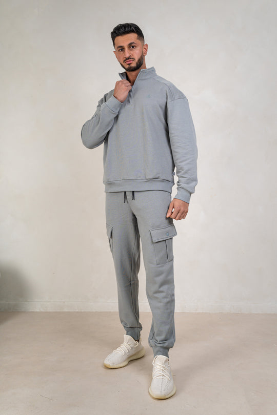 Mens Brushed Sweat - Grey