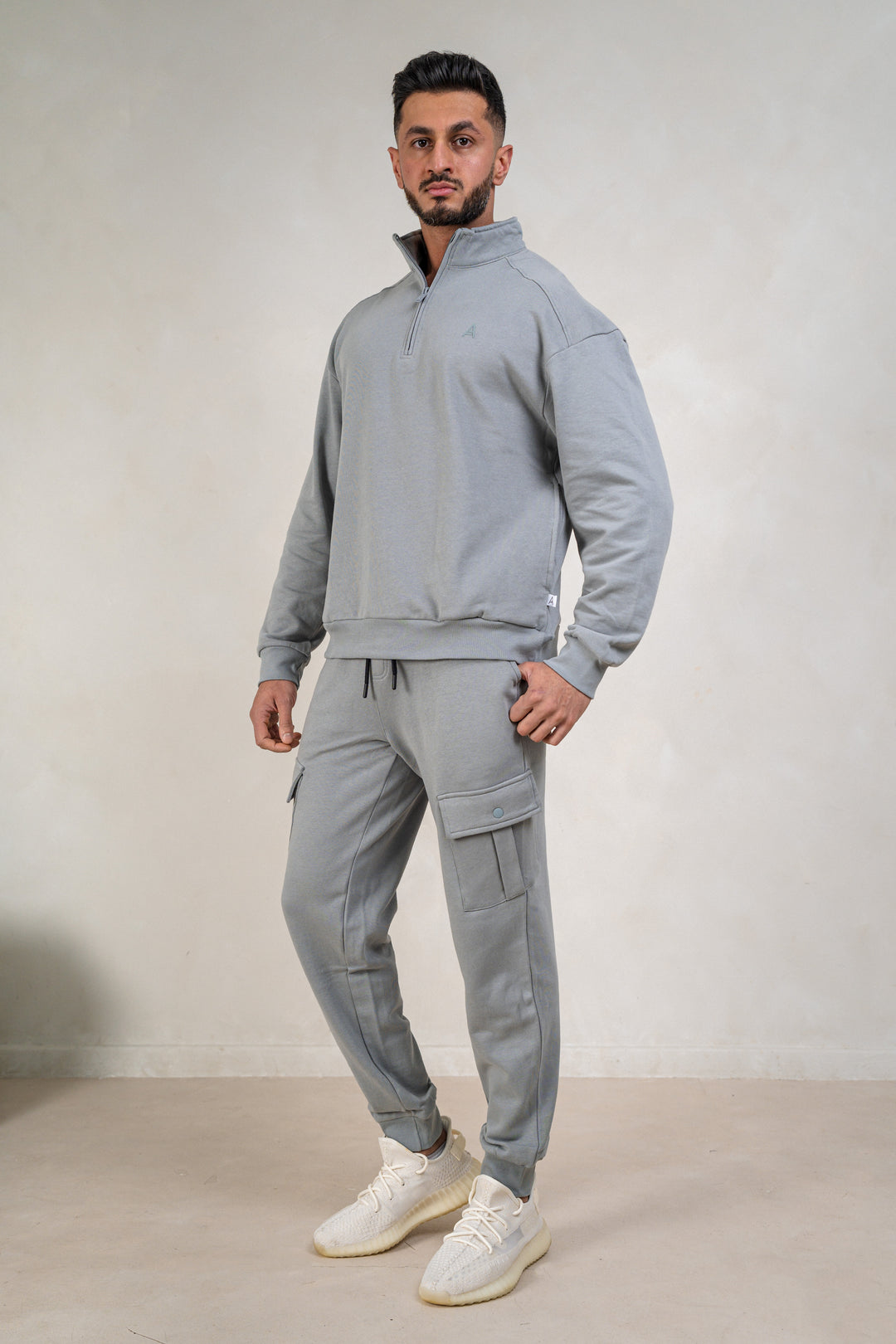 Mens Brushed Sweat - Grey