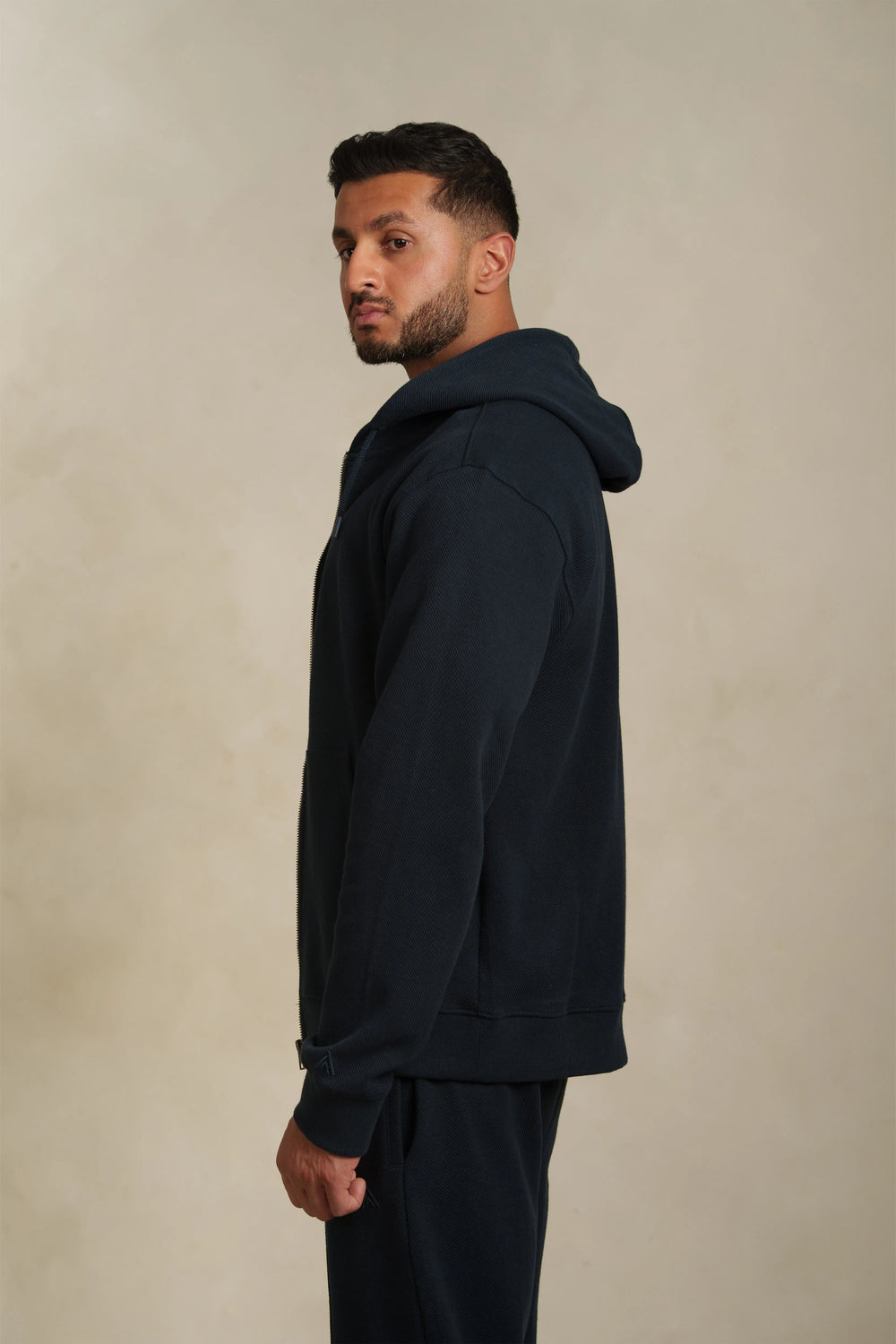 The Navy Zip-Through Hoodie