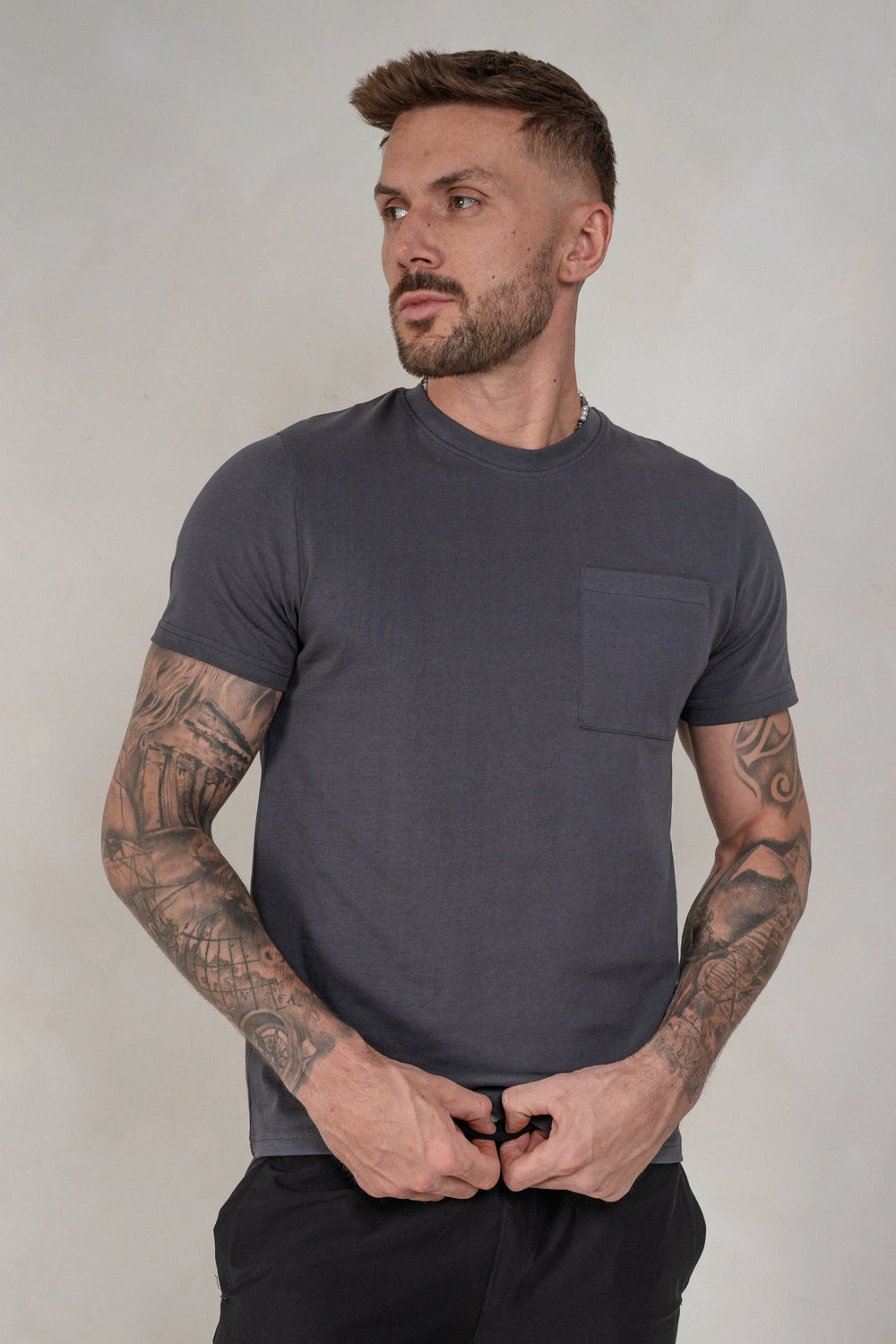 Men's Pocket T-Shirt - Shadow, Mens T-Shirt