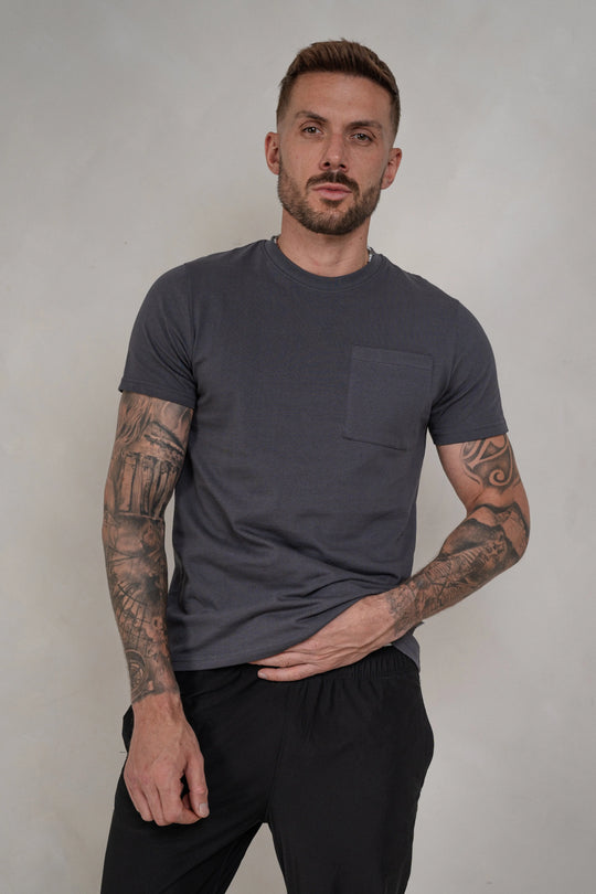 Men's Pocket T-Shirt - Shadow, Mens T-Shirt